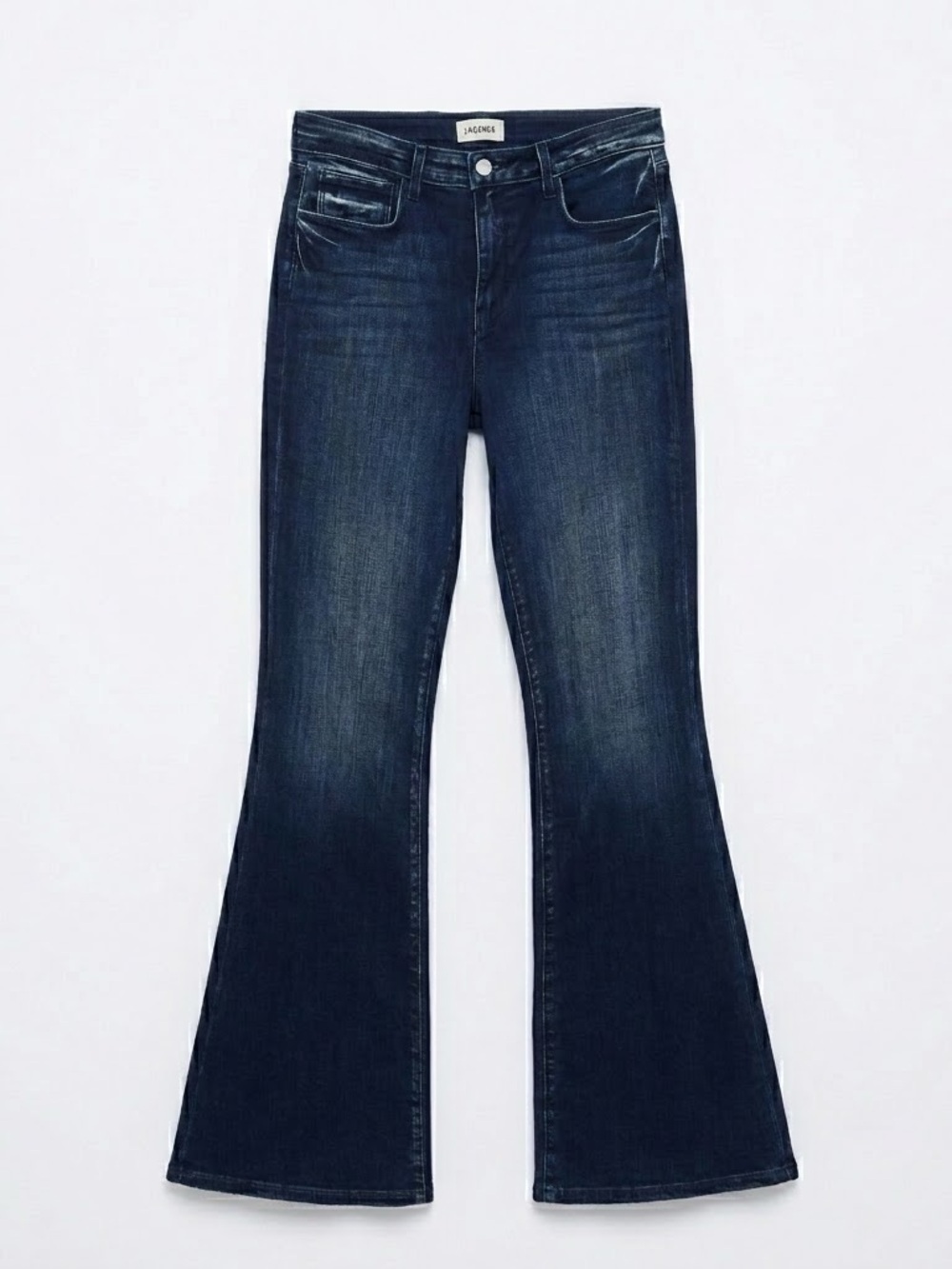 L’agence Women’s Dark Wash Flare Bell Bottom Denim Jeans Size 28
